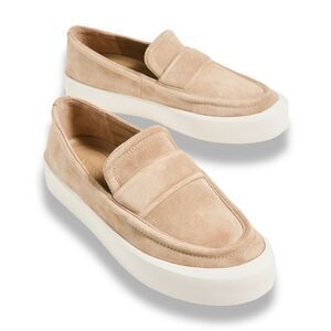 Vince Tan Suede Loafers